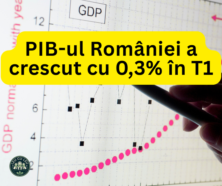 PIB-ul României a crescut cu 0.3%